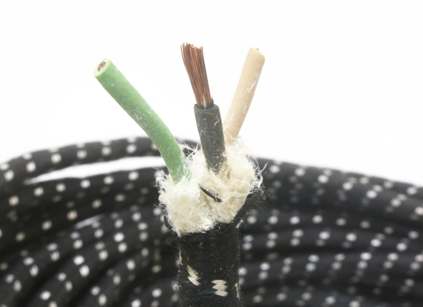 Western Electric 12GA copper wire 17.3meter POWER cord CABLE ON#0