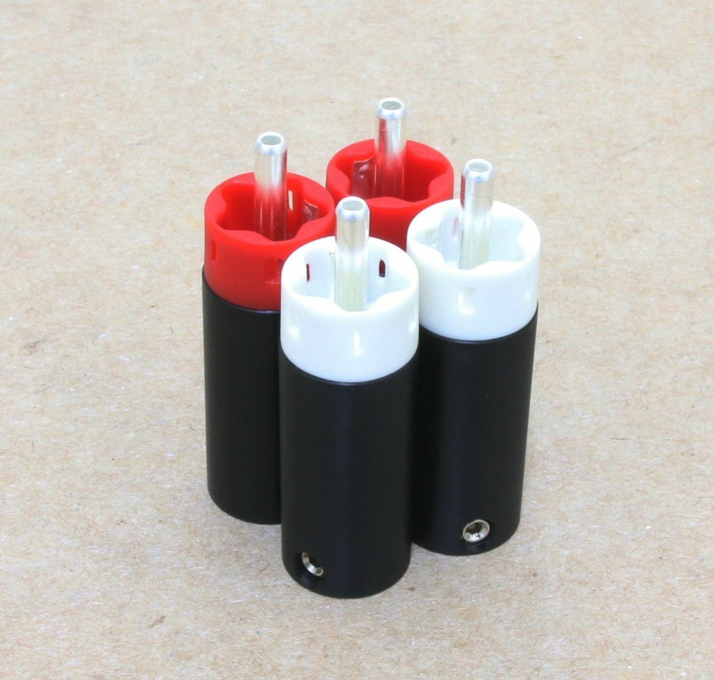 Dia 10mm Star Line Silver Plated Tellurium Copper RCA Plug connector 40pcs9