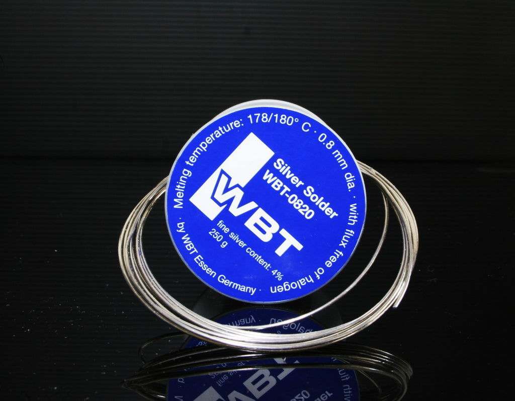 "10 feet" WBT -0820 0.8mm 4%Ag silver Solder0