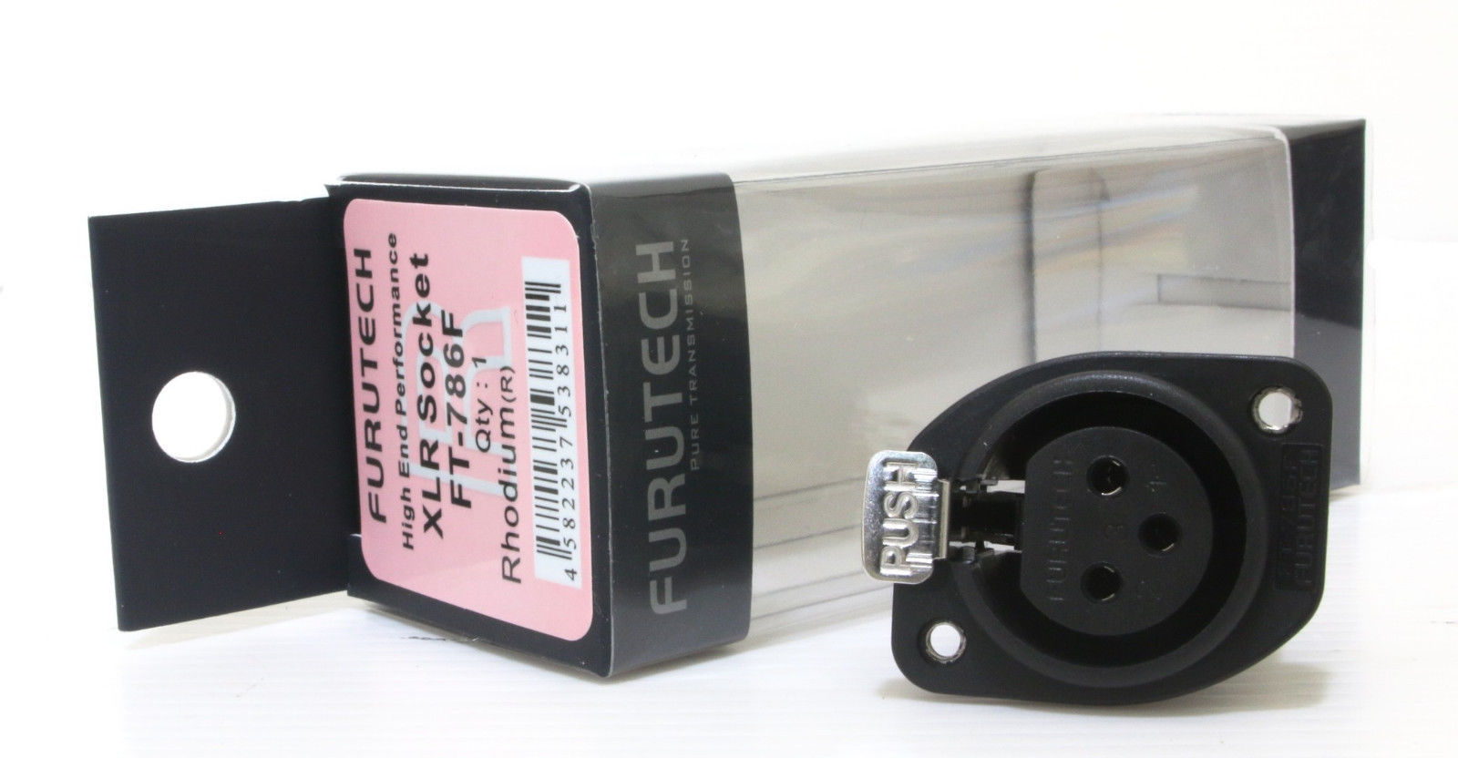 Genuine Furutech FT-786F (R) Rhodium Plated XLR Female socket *10