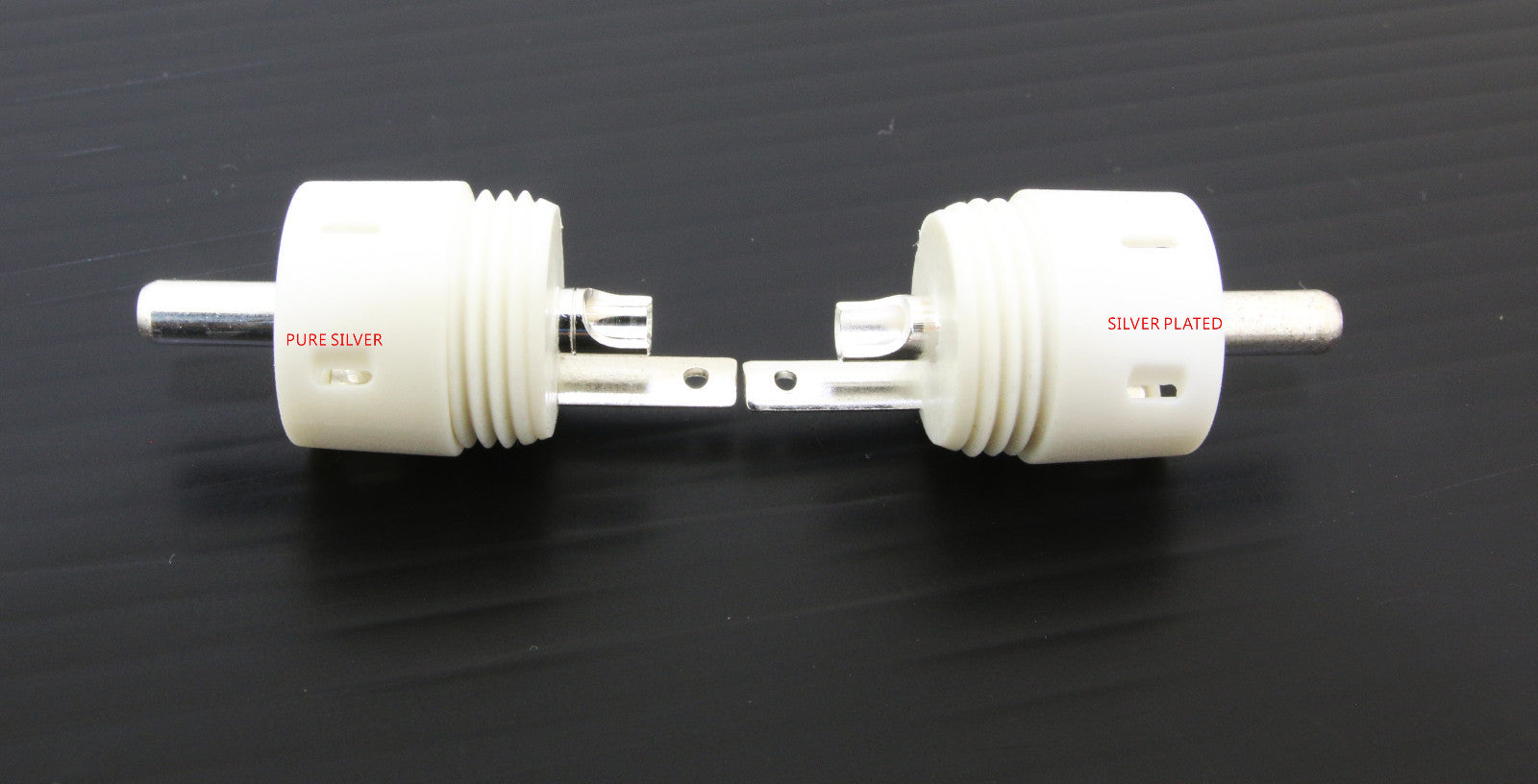 "4N pure Silver" Star Line ~ RCA Plugs connectors 2pcs4