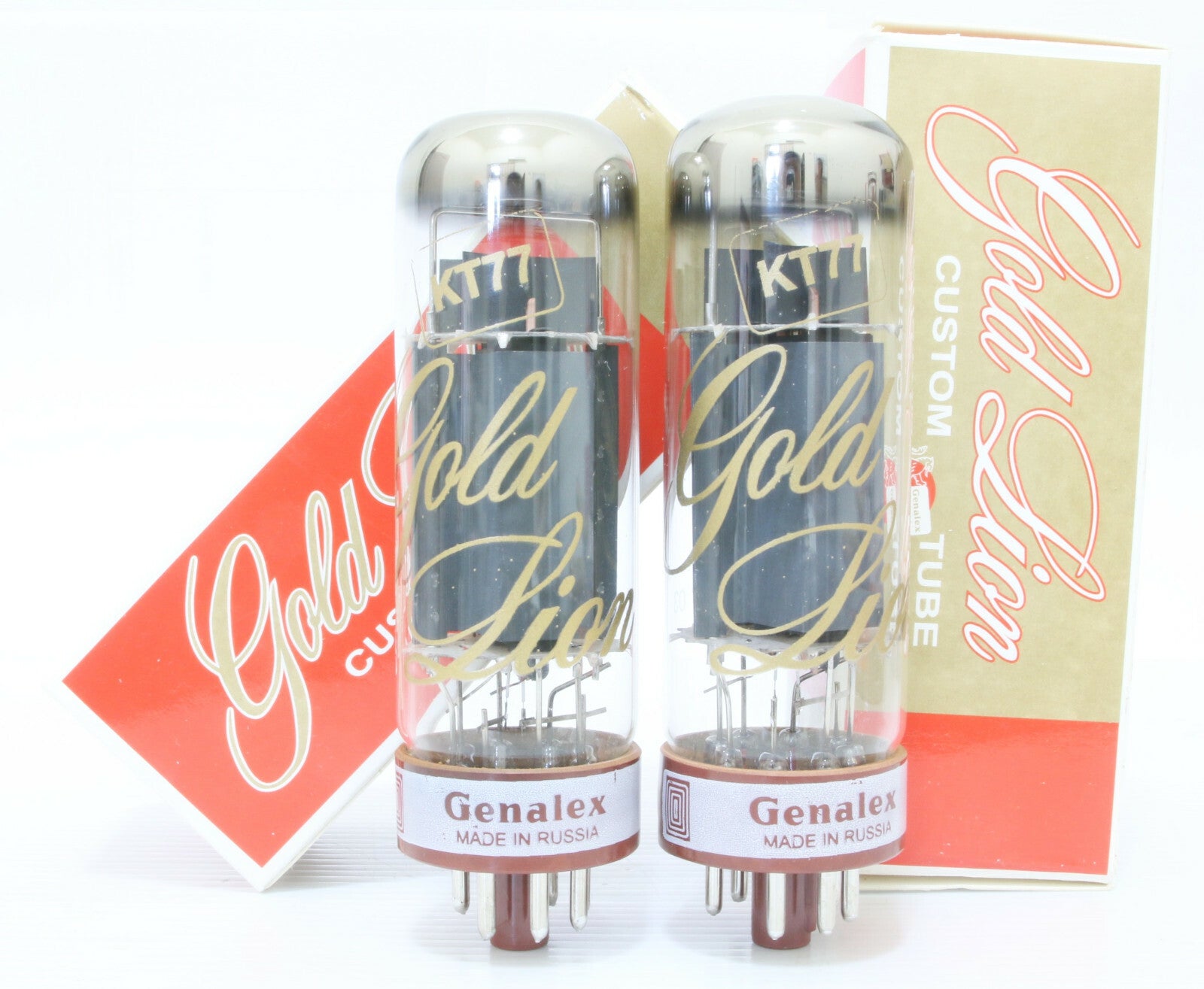 Factory Match 1 pair Genalex Gold Lion KT-77 KT77 EL34 (Elegant edition) 0