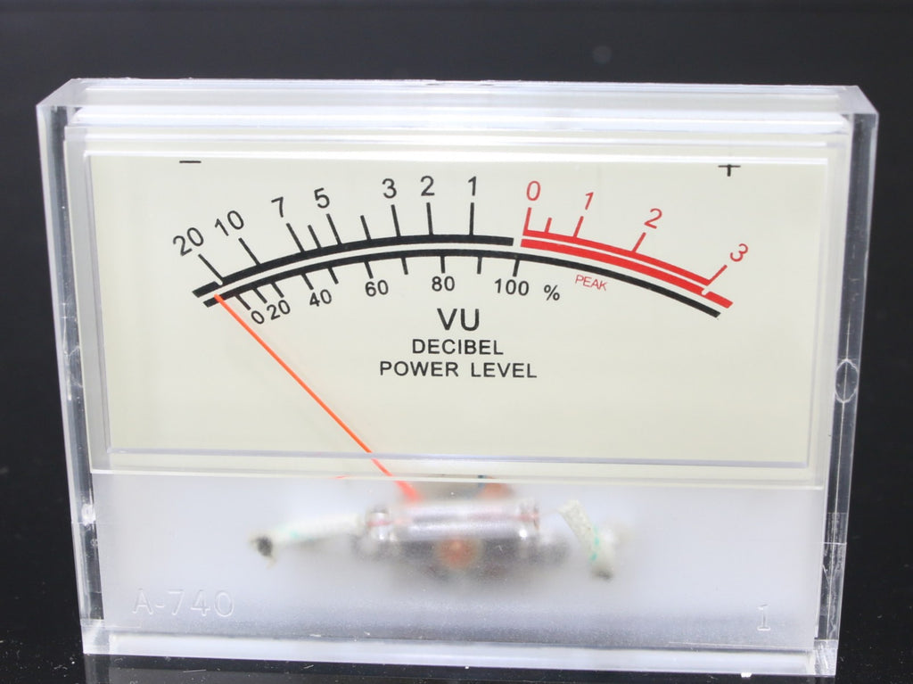 FlashStar 2PCS SD-740 A amplifier Panel VU Meter 80x60mm 12V Amber lamp SD 0