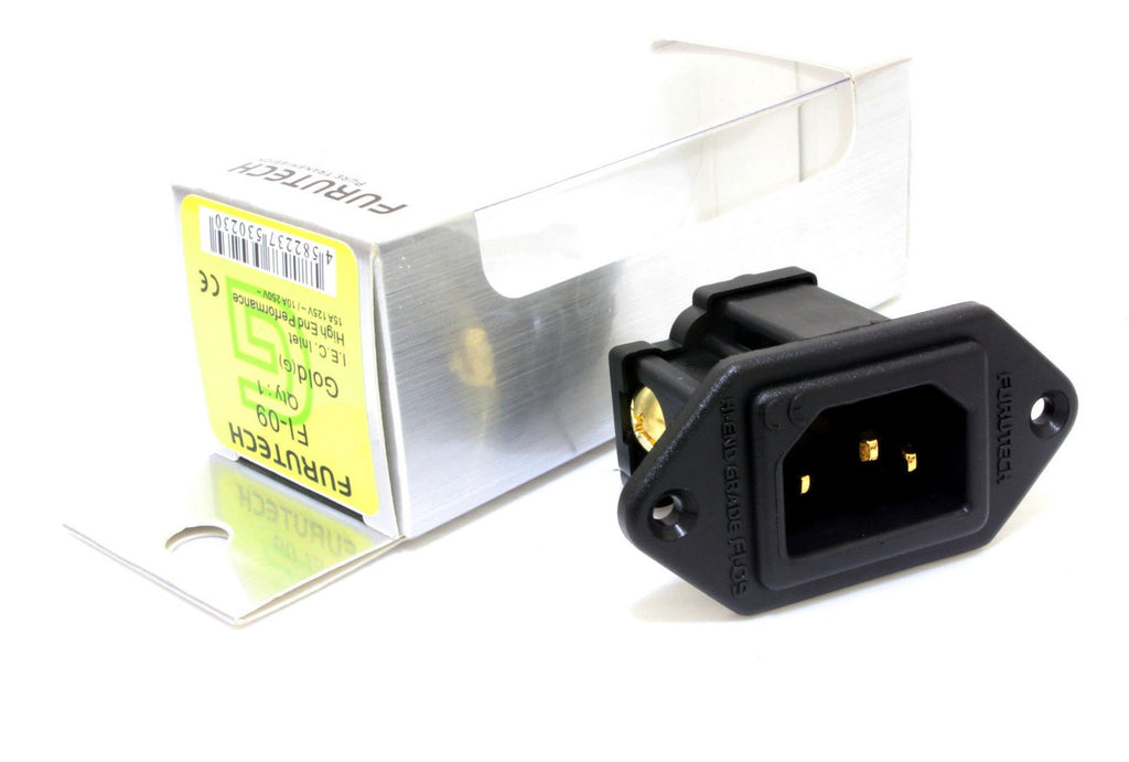  Genuine Furutech AC IEC Inlet FI-09 (G) GLOD Plated Power Socket plug  G boxed0