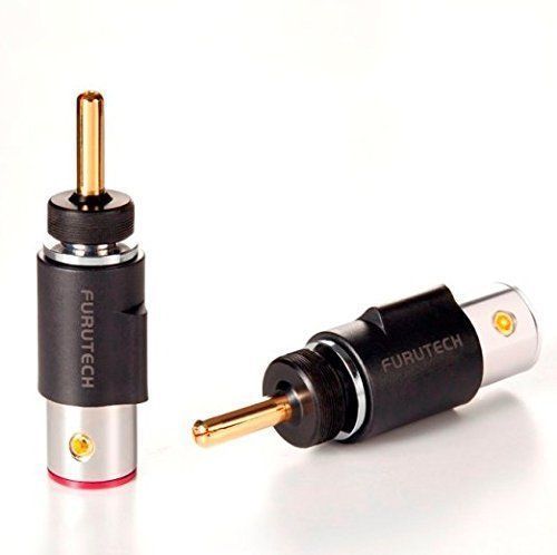 Genuine FURUTECH FT212 FT-212 G (G) GOLD Plated Banana Terminals Plug 4pcs      1