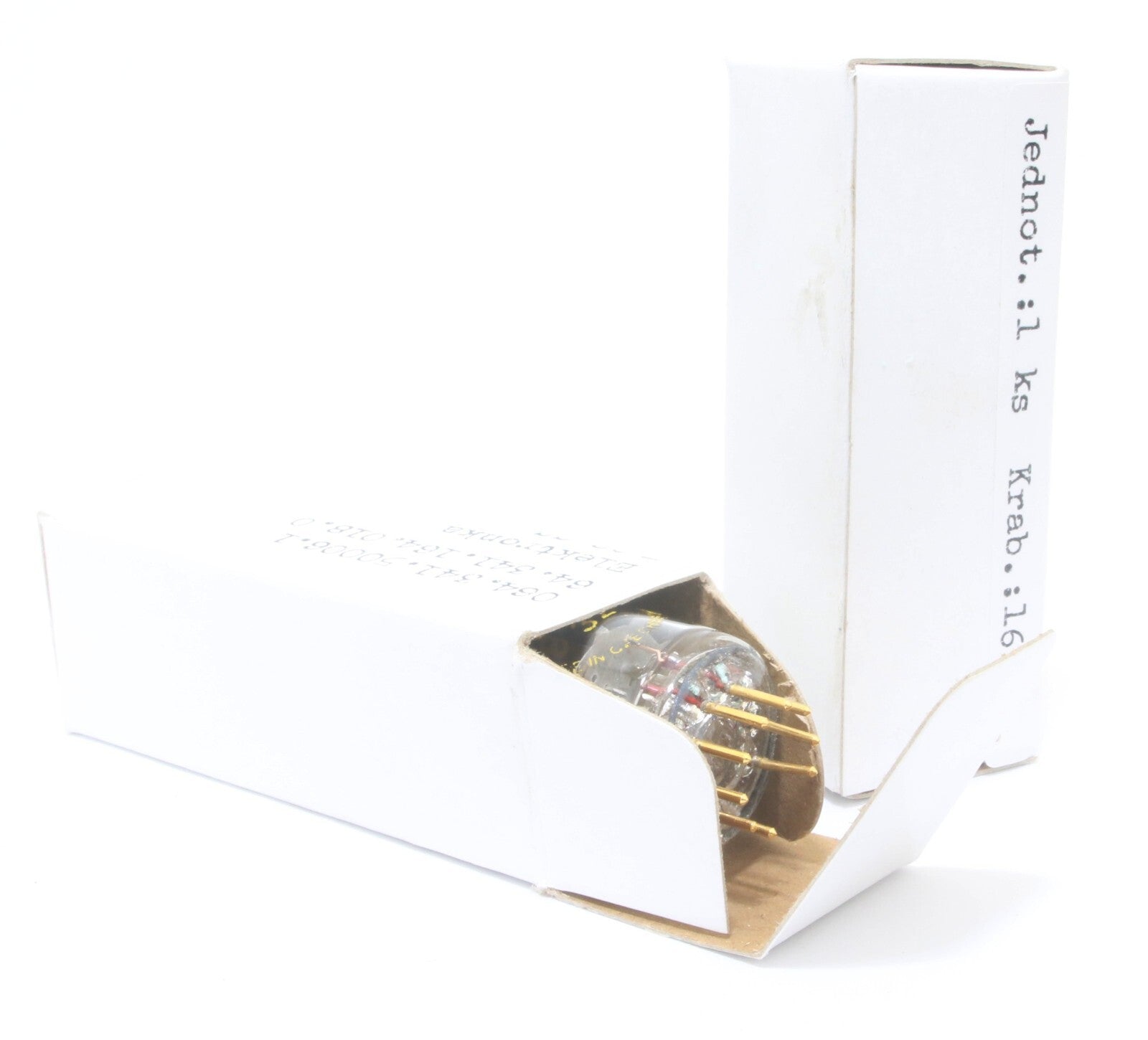 NOS Matched 1 pair 2pcs GOLD Plated PINS Tesla E88CC TUBES ECC88 6DJ8 #MA54