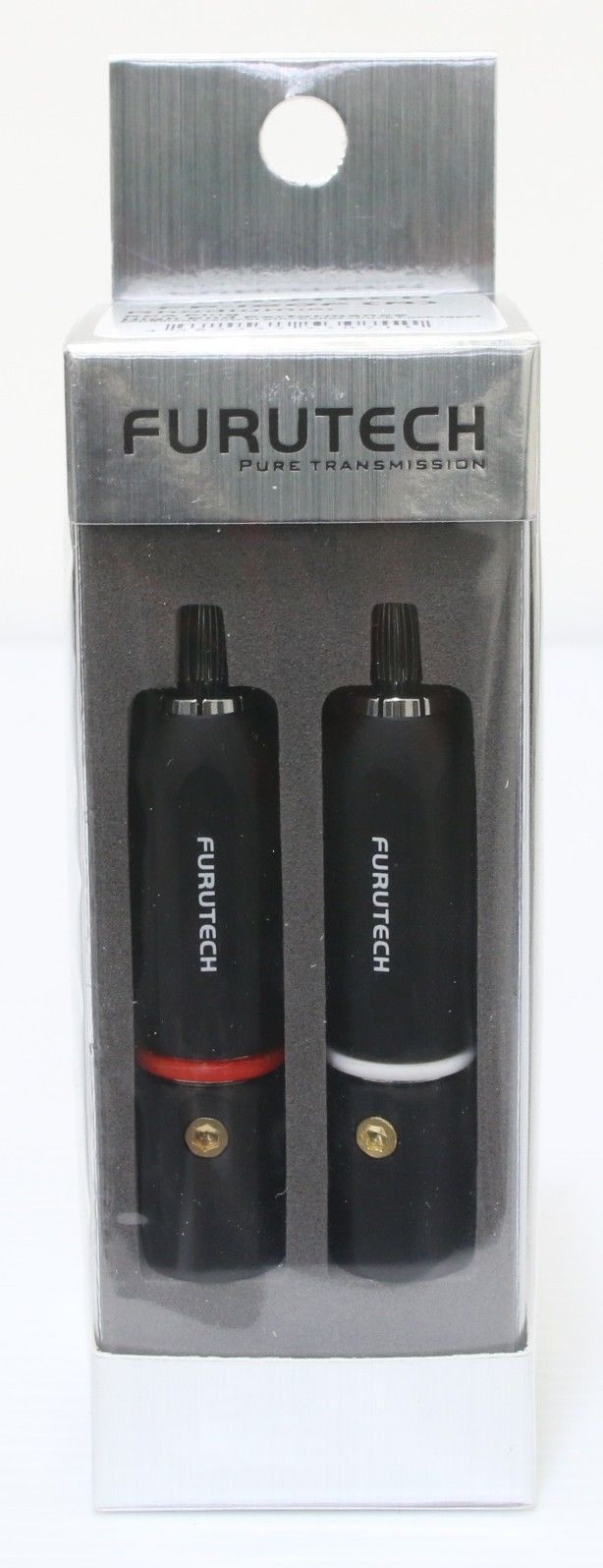 Genuine 4x Furutech FP-120 (R) Rhodium Plated RCA Connector Plug 1