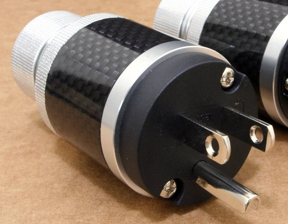 Carbon Cryo version Copper Power Cord Male Plugs * 1pcs  Rohs0