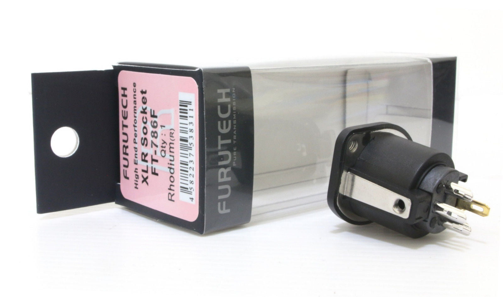 Genuine Furutech FT-786F (R) Rhodium Plated XLR Female socket *11