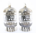Match 1 Pair GE 5670 5 STAR 3 mica SQ getter TUBES = 2C51 396A Western Electric0