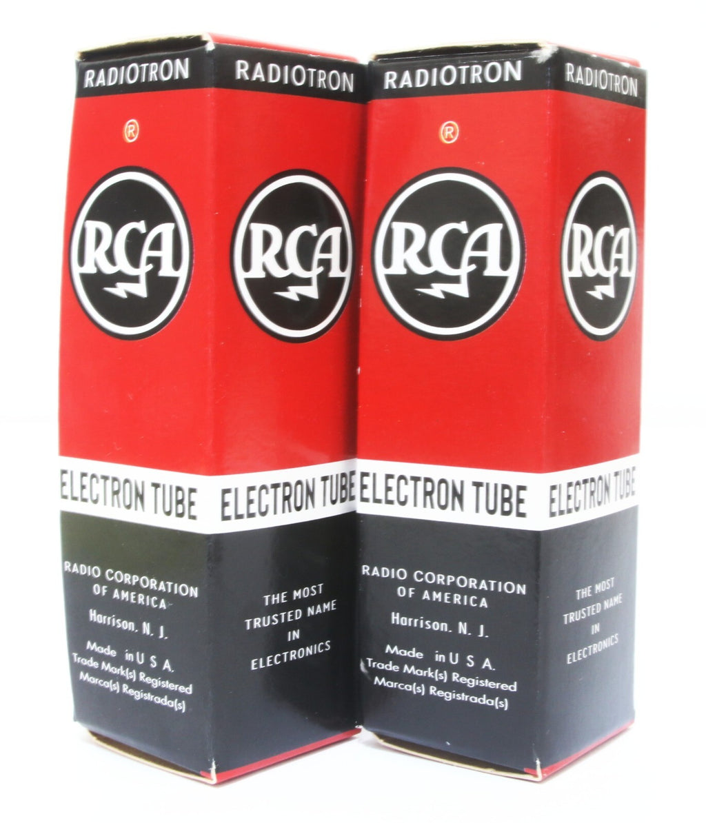 Match 1 Pair RCA 5670 3 mica O getter  TUBES 6N3 2C51  396A5