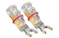 GENUINE WBT 0681Cu 0681 Topline Sandwich Spade pure copper * 4pcs for cable0