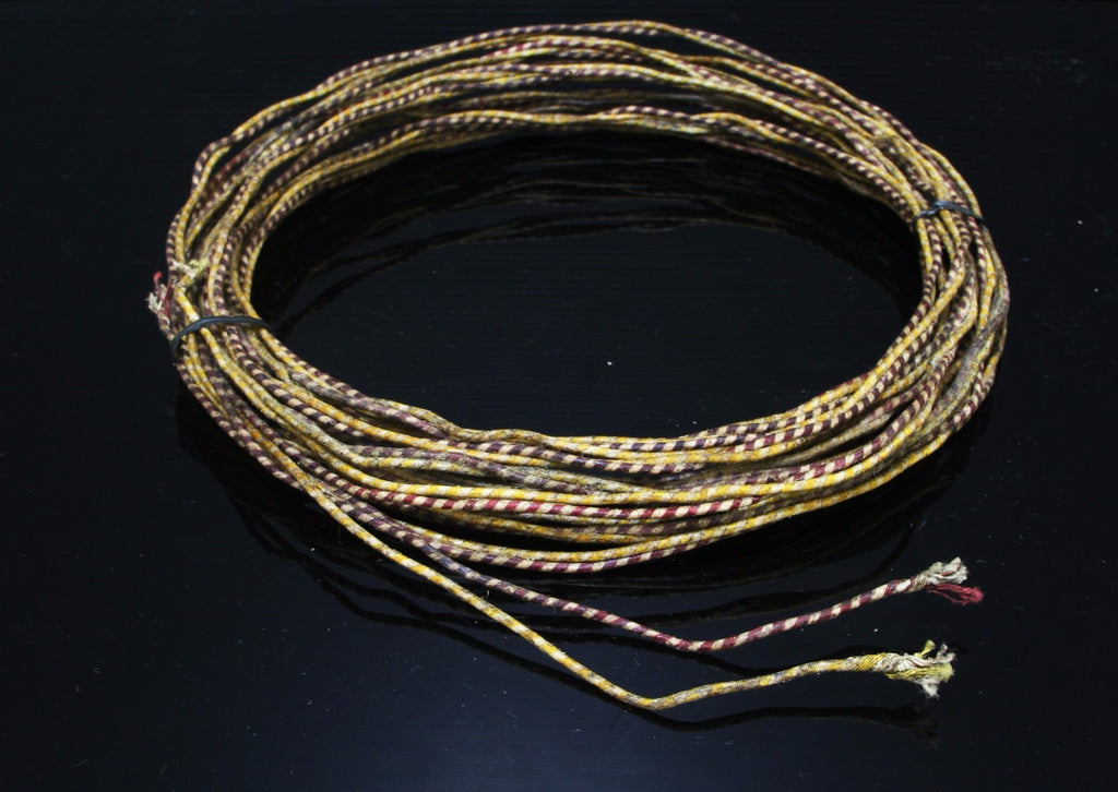 20'S Western Electric 18GA waxed cloth copper single wire  8meter* 2pcs0