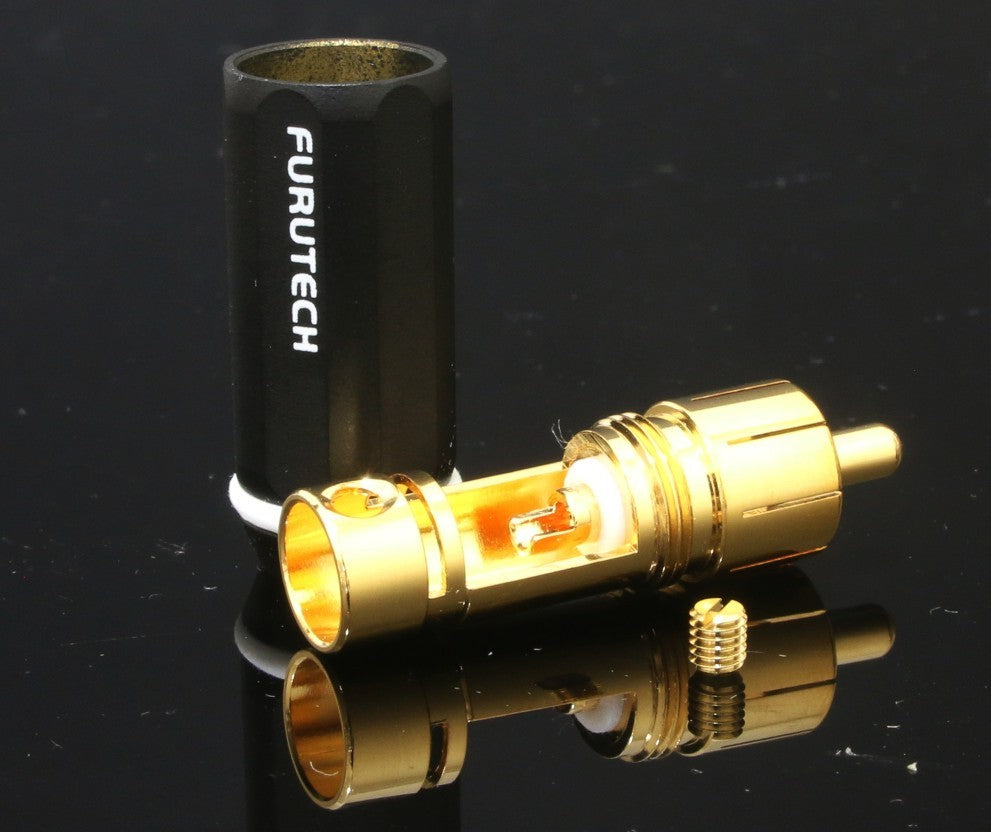 GENUINE 100pcs FURUTECH Japan FP-126(G) RCA Connector plug Gold Plated1