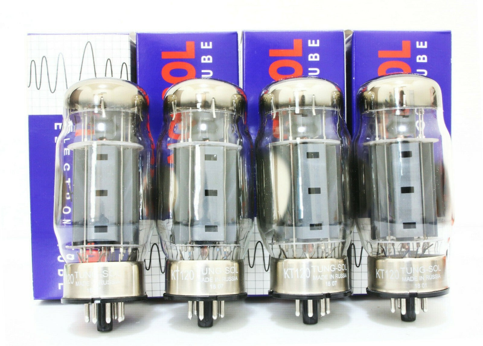 Platinum Factory Match QUAD Tung-Sol KT120 KT-120 Tubes0