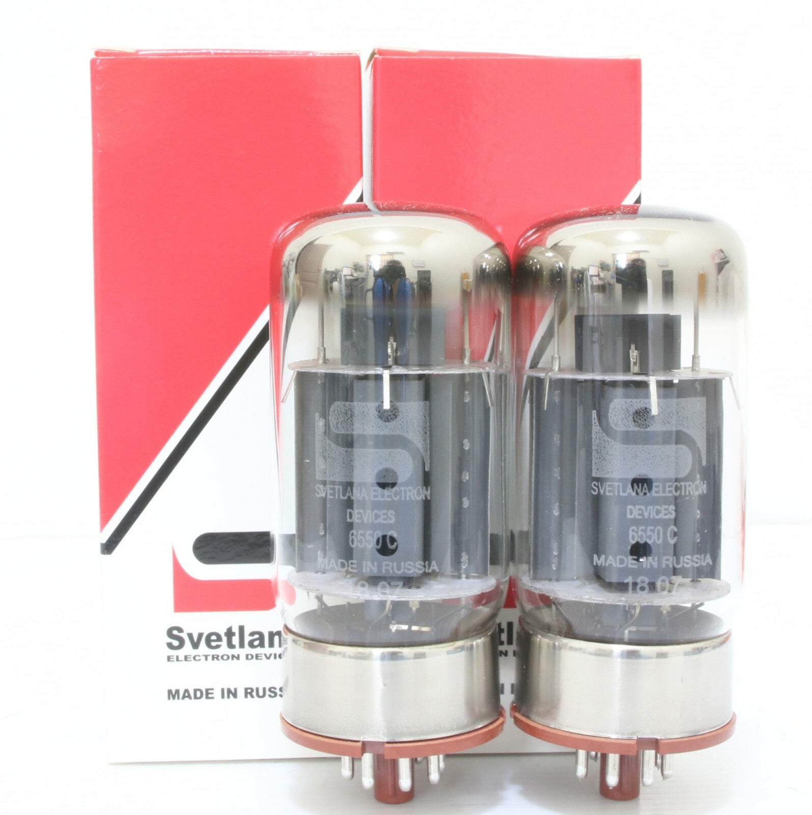 (2pcs) Match 1 pair Svetlana 6550 tubes  for amplifier KT-88 ( Cryo Treatment )0
