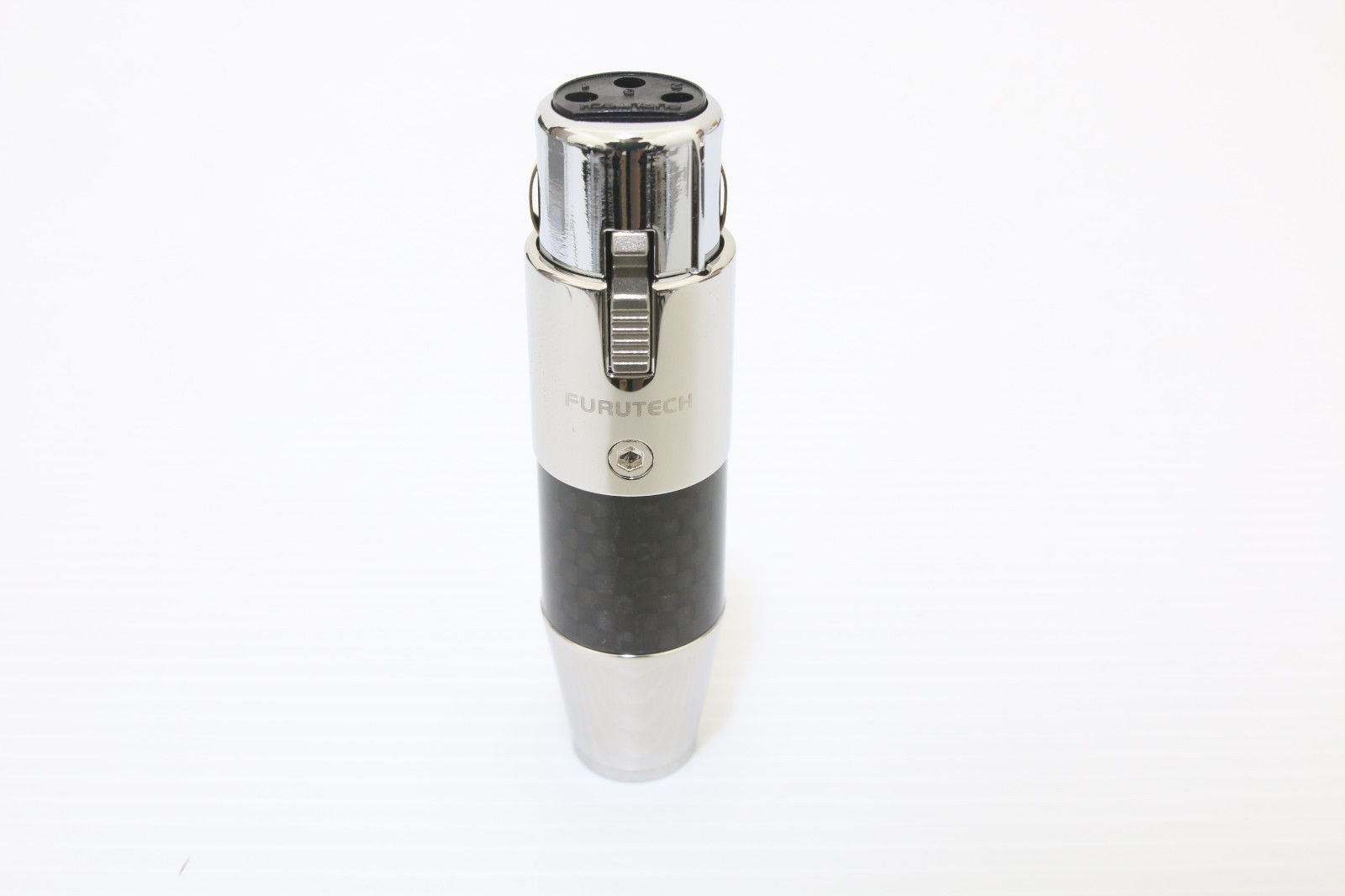 Furutech CF-602F+CF-601M (R) Rhodium Plated XLR Carbon Connector Plug *1 SET2