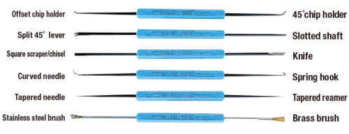 1set goot SA-10 Convenient set of 6tools for assembling and repairing PCBs,TAIYO2