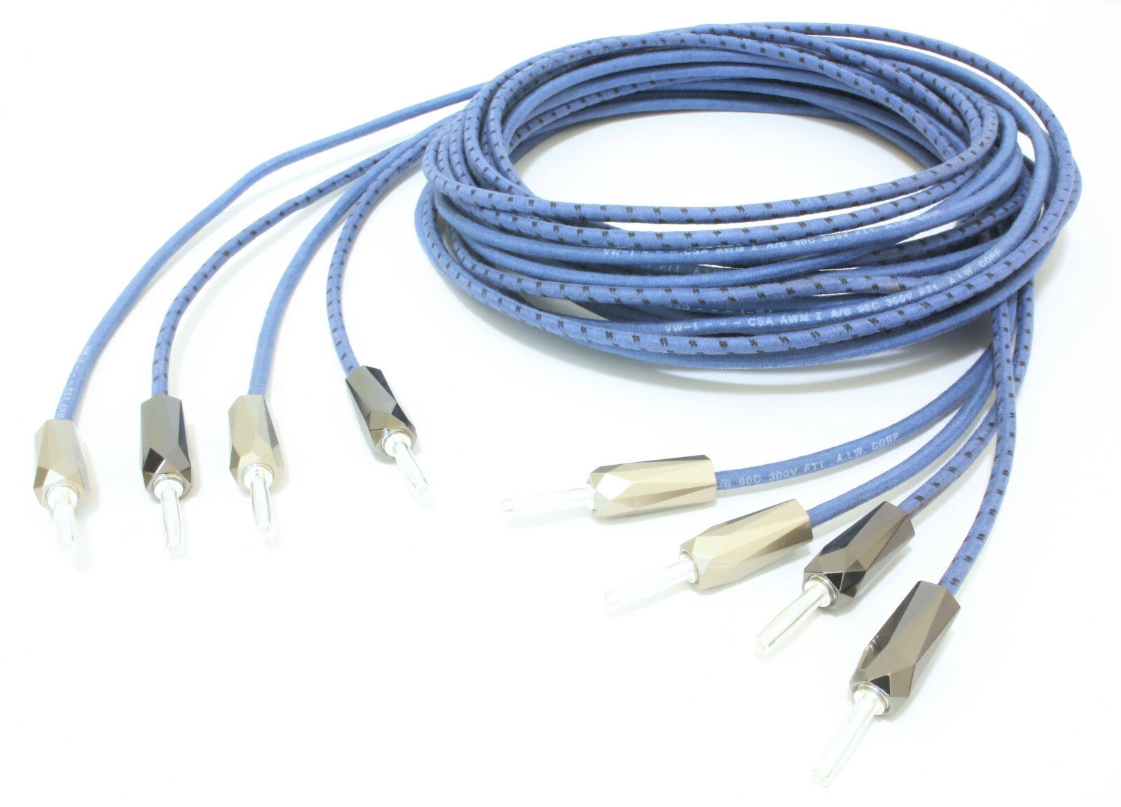 Western Electric AIW blue 10GA KS-13385L1  wire  speaker cable 3meter*4pcs0
