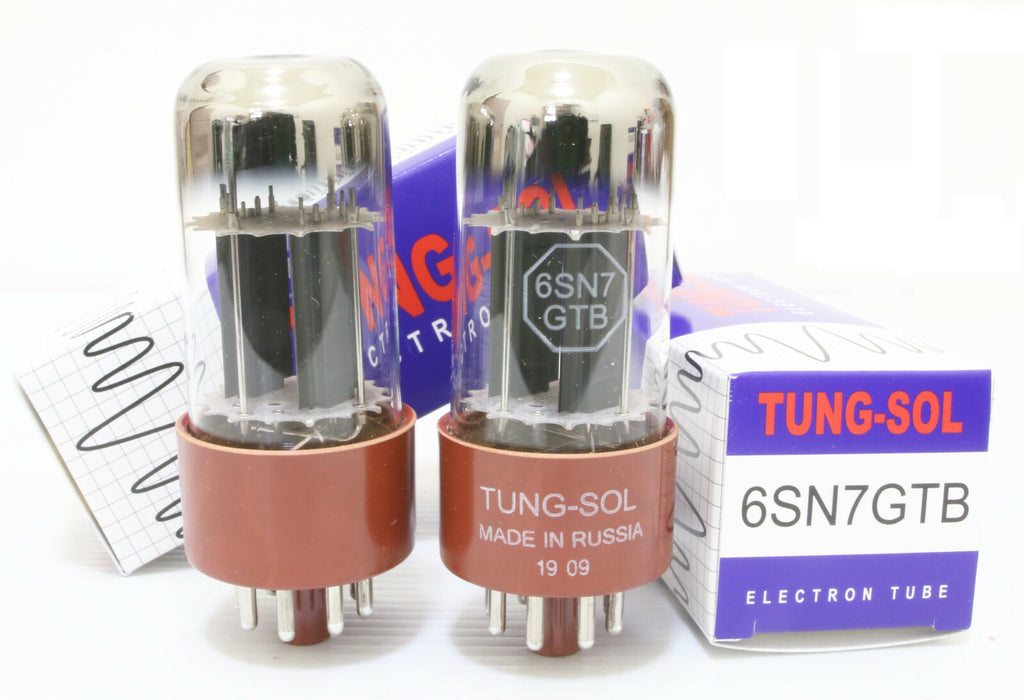 Platinum Match 1 pair Tung-Sol 6sn7 GTB Tubes1