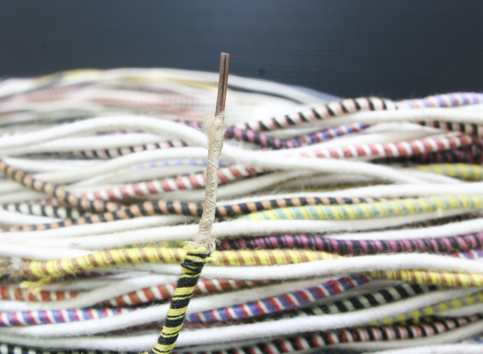 30'S Western Electric 18GA 1mm  cloth copper single wire 5 meter*1 pair  Cryo0