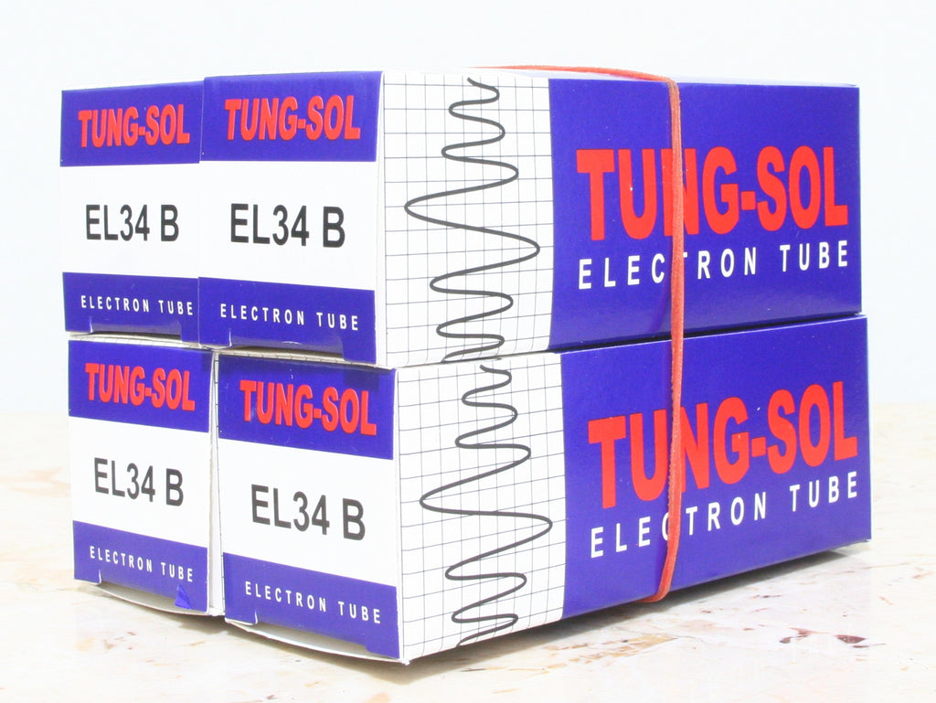 Platinum 8pcs Match 2*Quad TUNG-SOL EL34 B tubes 6CA71