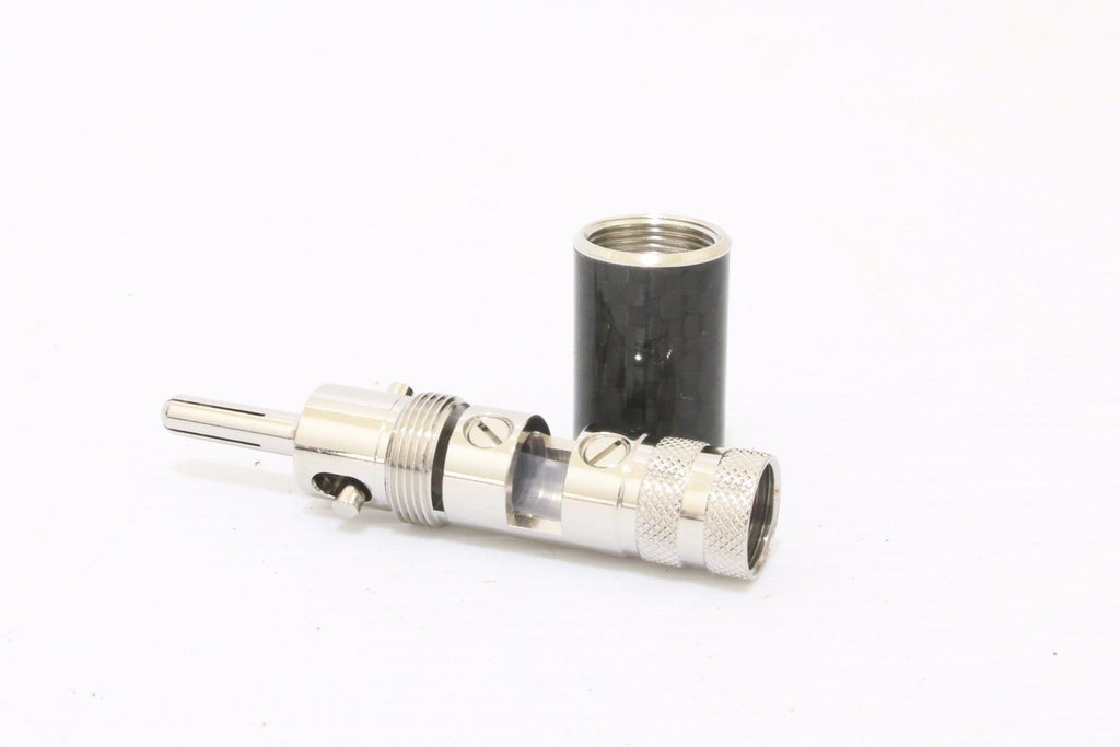 Carbon Housing Rhodium Plated speaker Banana plug connector 4pcs MIT3