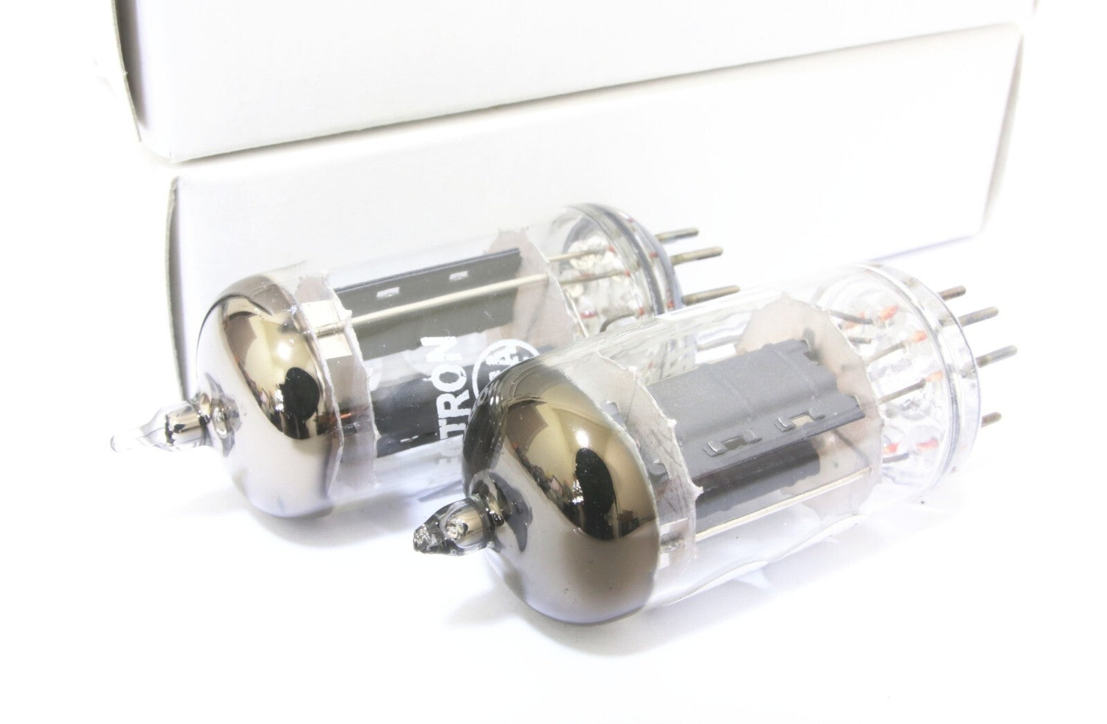 NOS Match 1 pair RCA 3 mica gray plate 12AV7 5965 E180CC tube4