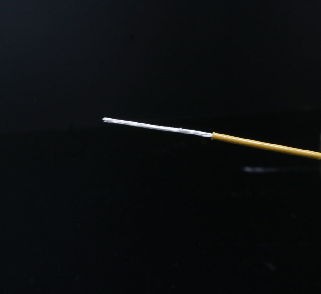 NOS PTFE Kapton 10meter 20AWG Silver plated  Wire strands1