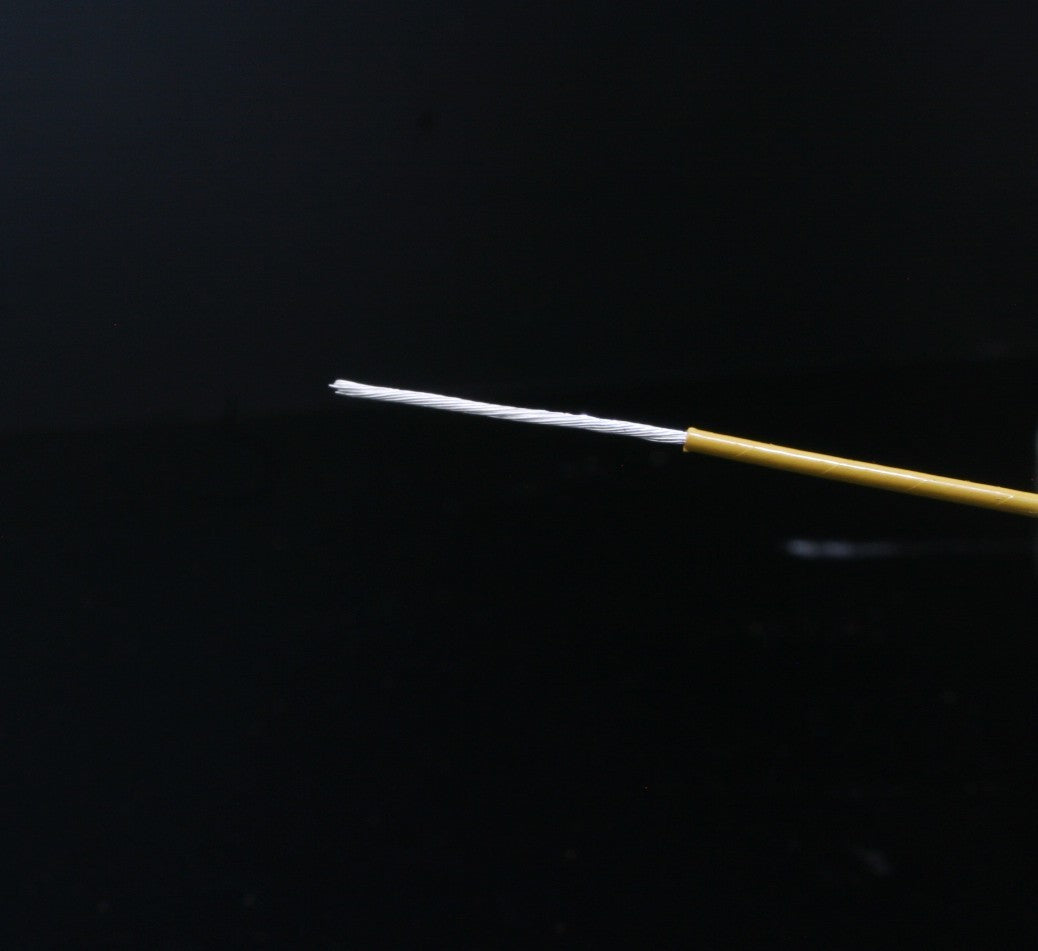 NOS PTFE Kapton 10meter 20AWG Silver plated  Wire strands1