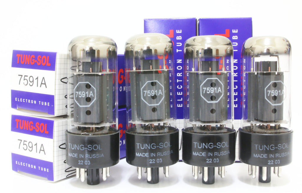 (Sweet Sound edition) Platinum Factory Match QUAD Tung-Sol 7591A Vacuum Tubes1