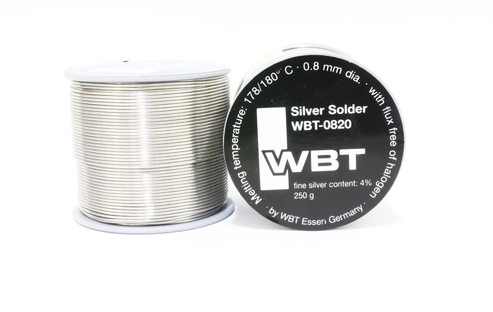 WBT 0820 Silver solder 250g/73M*1pcs for RCA plug wire tube amplifier 0