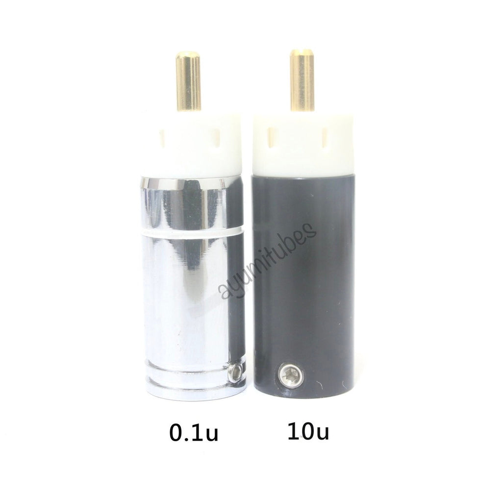 Dia 10mm Star Line Silver Plated Tellurium Copper RCA Plug connector 40pcs10