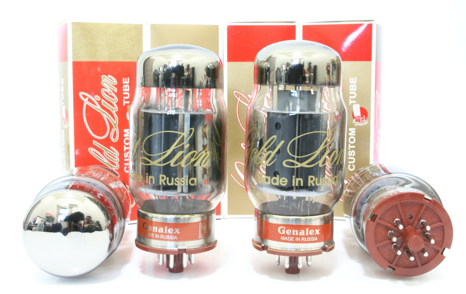 Platinum Match 4pcs Genalex GOLD LION KT88 + Match pair Tung sol 6SN7 tubes1