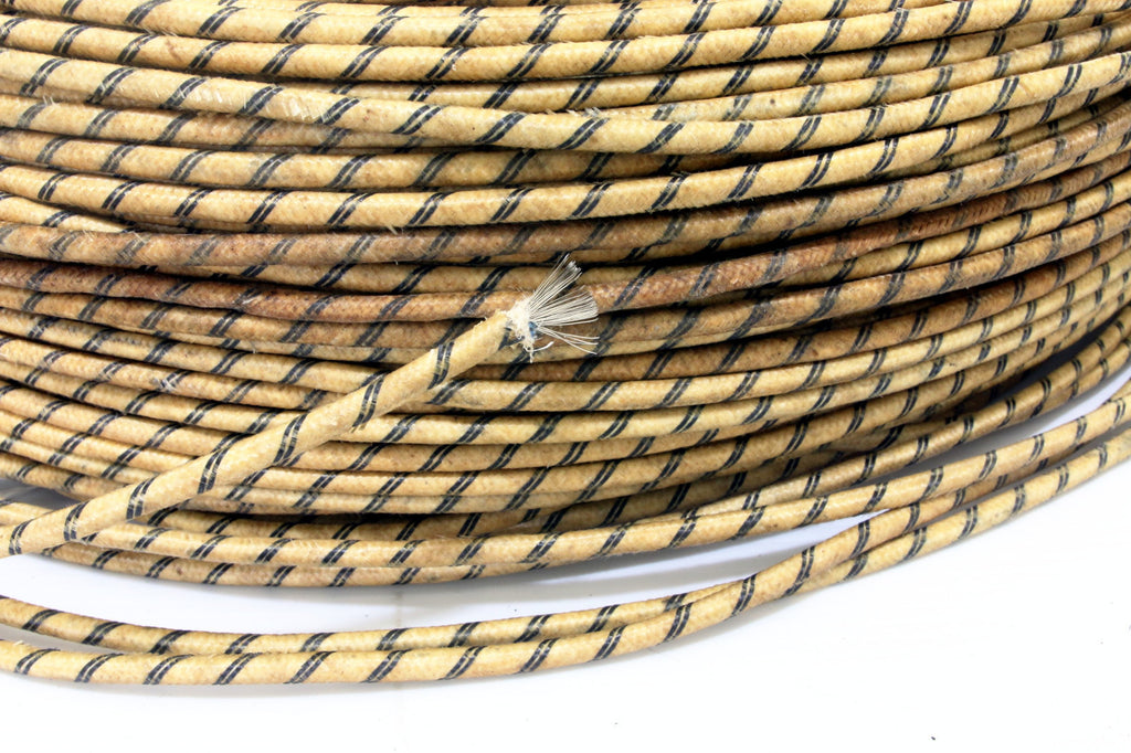 NOS Western Electric 14GA Fiberglass outer skin nickel Stranded wire 470meter1
