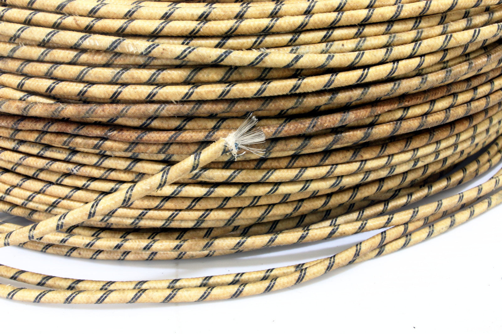 NOS Western Electric 14GA Fiberglass outer skin nickel Stranded wire 470meter1