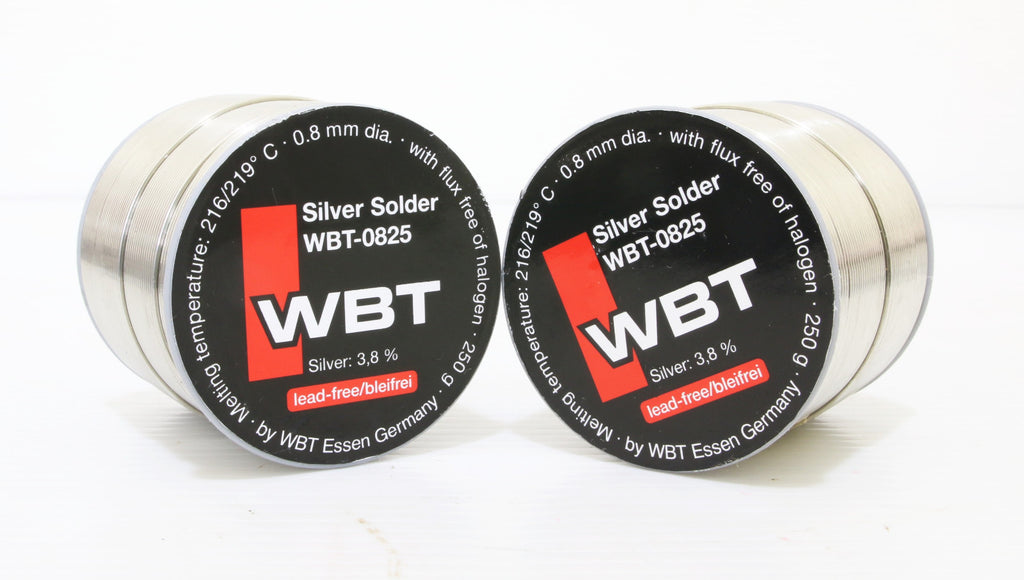 WBT  0825 73meter 0.8mm 3.8% Ag silver Solder for audio amplifier tubes1
