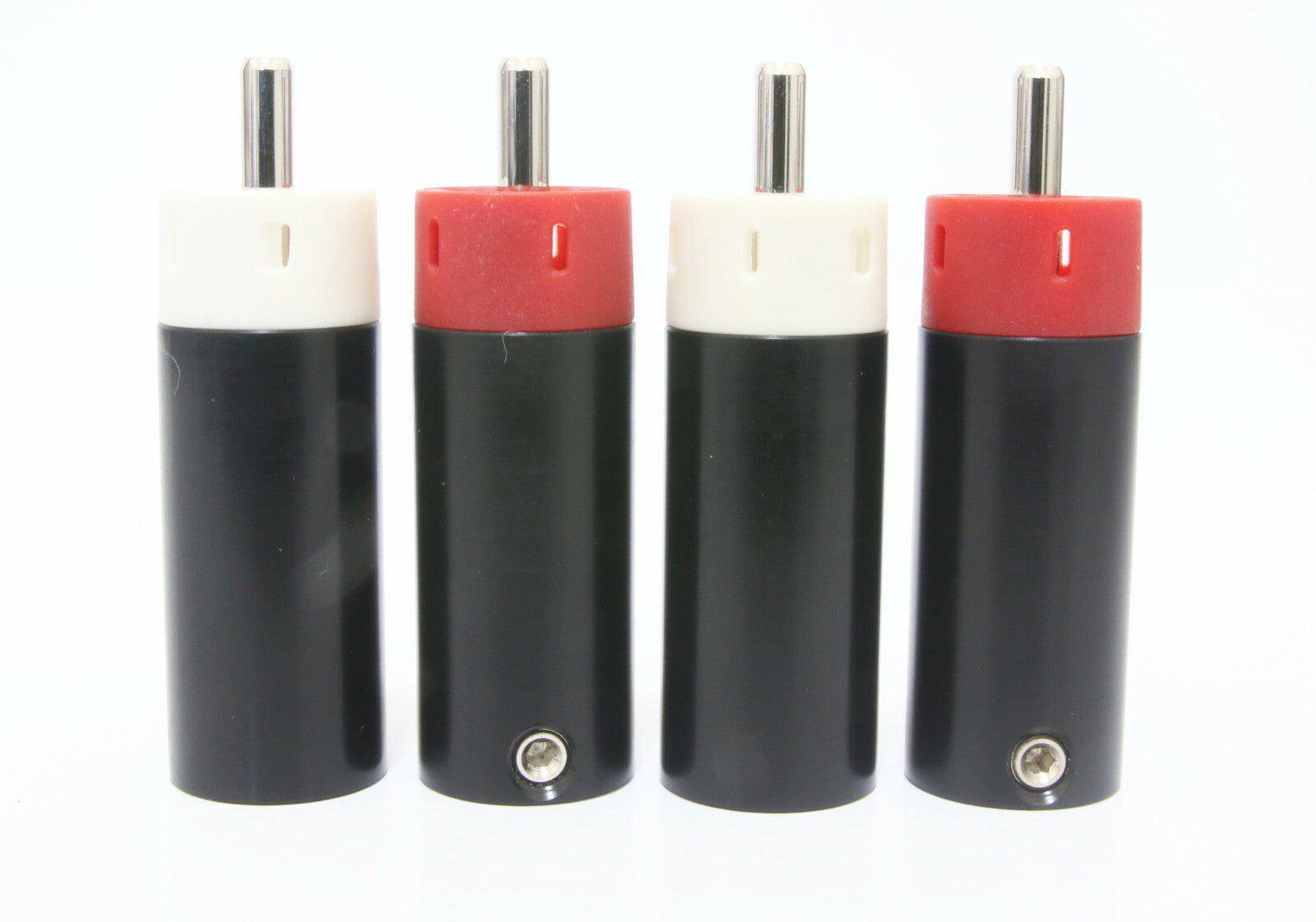 Star Line  Rhodium Plated Tellurium Copper RCA Plug 2 Pairs / 4pcs (Not copy)1