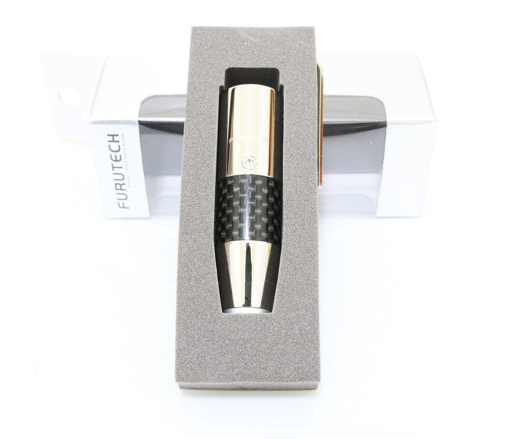 Furutech CF-602F+CF-601M (R) Rhodium Plated XLR Carbon Connector Plug *1 SET6