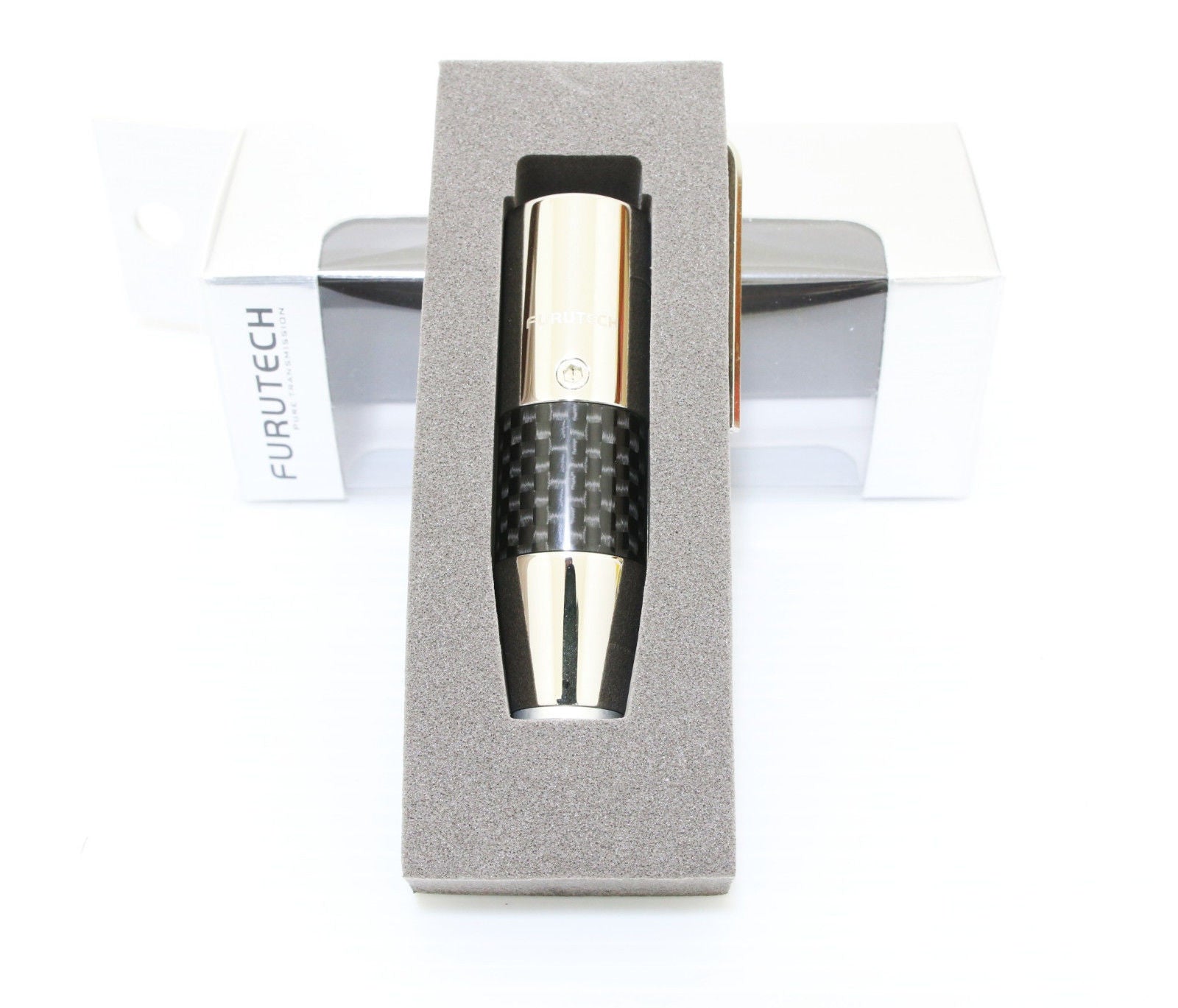 Furutech CF-602F+CF-601M (R) Rhodium Plated XLR Carbon Connector Plug *1 SET6
