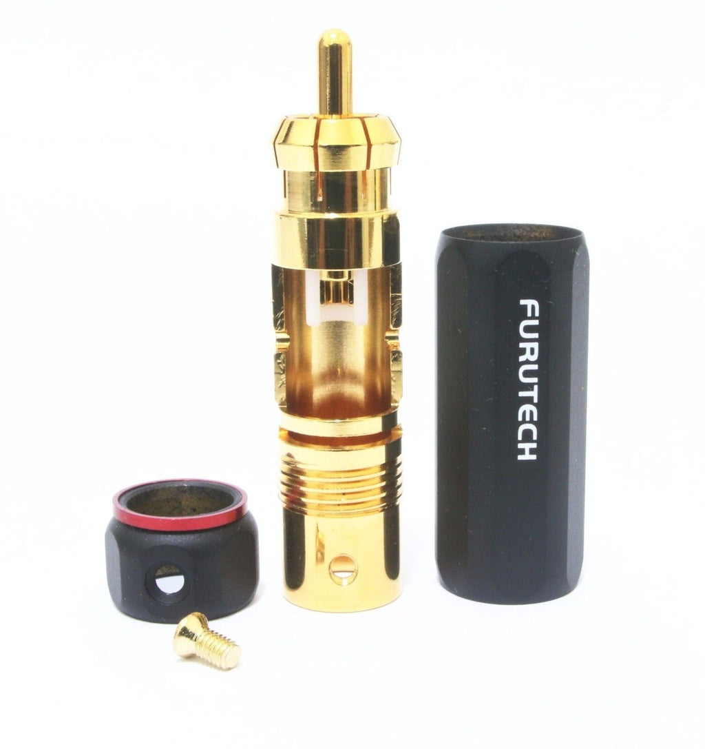 GENUINE 4pcs FURUTECH Japan FP-110 (G) RCA Connector plug Gold Plated2