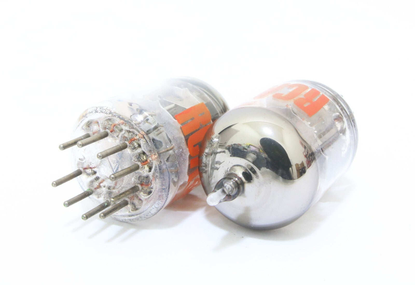 Match 1 Pair RCA 5670 3 mica O getter  TUBES 6N3 2C51  396A2