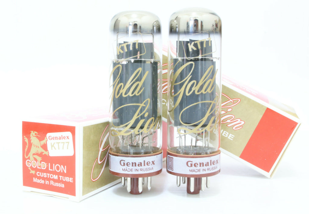 Factory Match 1 pair Genalex Gold Lion KT-77 KT77 EL34 (Elegant edition) 1
