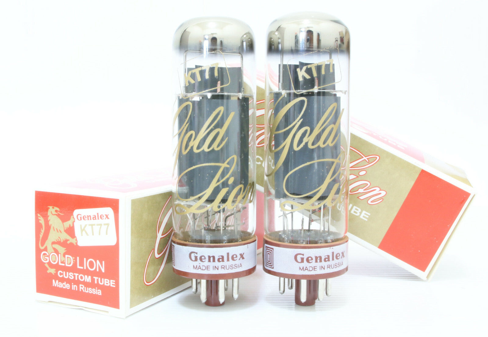 Factory Match 1 pair Genalex Gold Lion KT-77 KT77 EL34 (Elegant edition) 1