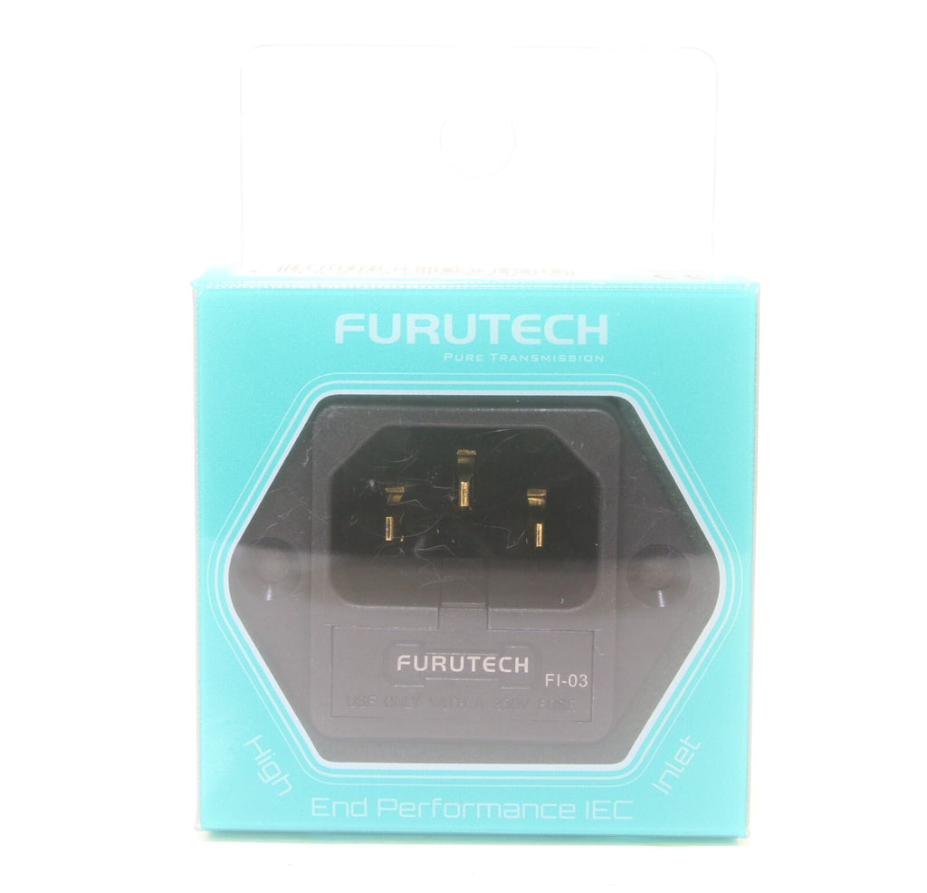 1pc FURUTECH Japan FI-03 (G) High Performance power IEC Inlet Gold plate boxed1