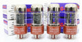(Elegant Edition) Matched QUAD 4pcs Tung-Sol 6sn7 GTB Tubes 0