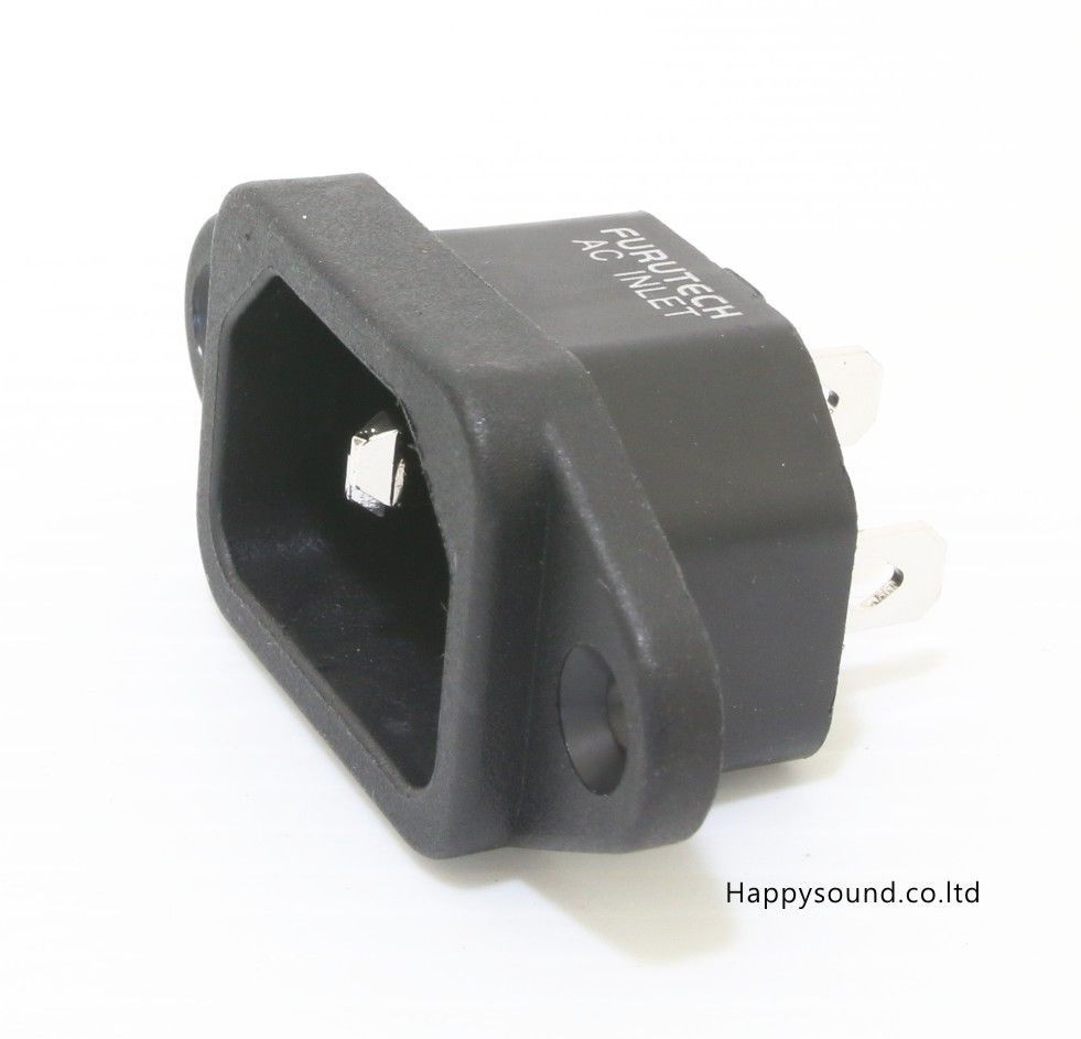 Genuine Furutech AC Inlet R Rhodium plated connector IEC plug * 1pcs0