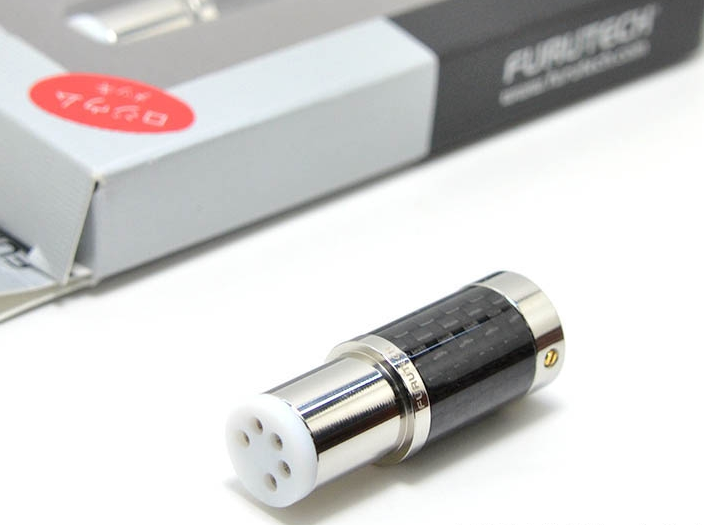 1x Furutech CF-DIN (R) Phono carbon Connector Rhodium plated cable 5pin plug1