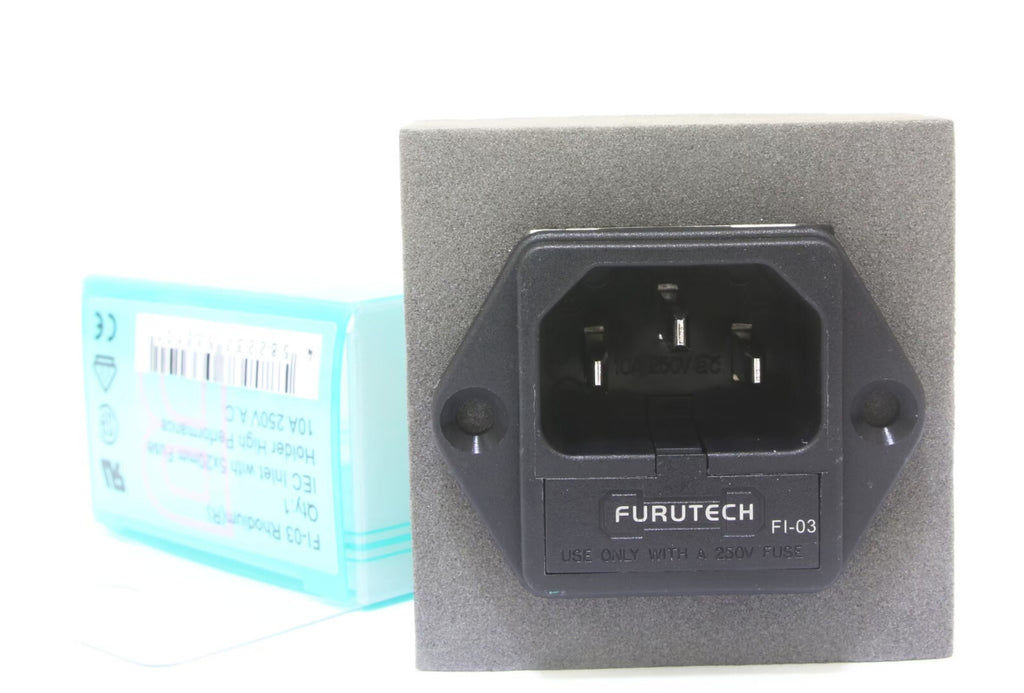 Genuine FURUTECH Japan FI-03 R High Performance AC power IEC Inlet (R) Rhodium*10