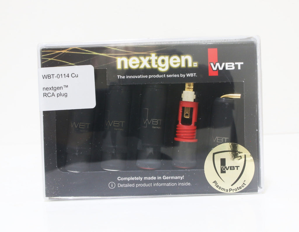 Genuine WBT 0114cu Nextgen RCA Plug Connector 01140